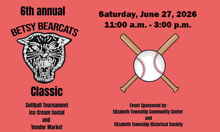 Betsy Bearcat Classic 2026: Softball, Vendor Market & Summer Fun in Elizabeth Township